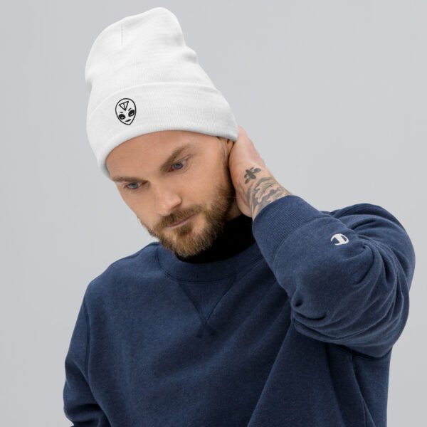 Alien Embroidered Beanie – Premium Winter Hat