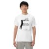 unisex-garment-dyed-heavyweight-t-shirt-white-front-6ac048bc4e862.jpg Walking Among Strangers Cat T-Shirt – Inspirational Graphic Tee