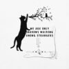 unisex-garment-dyed-heavyweight-t-shirt-white-front-6ac048bc5237a.jpg Walking Among Strangers Cat T-Shirt – Inspirational Graphic Tee
