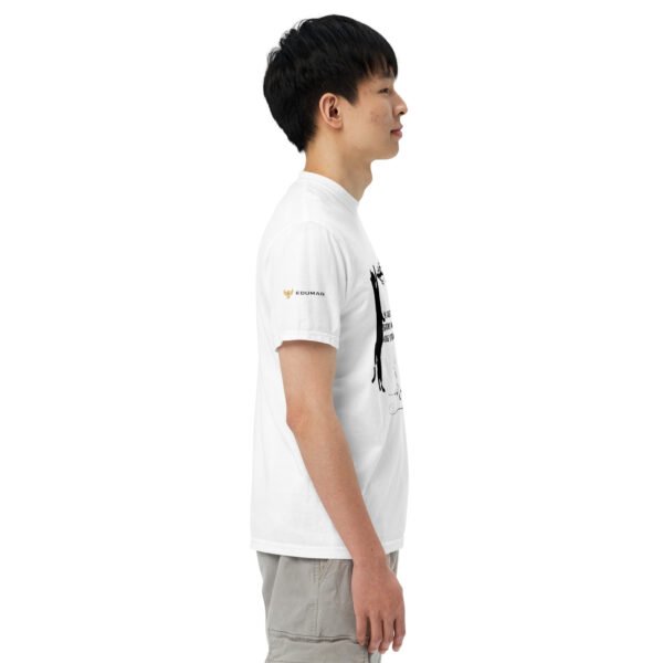 unisex-garment-dyed-heavyweight-t-shirt-white-right-6ac048bc4f802.jpg Walking Among Strangers Cat T-Shirt – Inspirational Graphic Tee