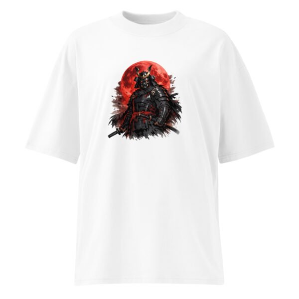 unisex-organic-oversized-high-neck-blaster-2.0-t-shirt-white-front-6ac04427adf1e.jpg Samurai Spirit Graphic T-Shirt